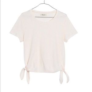 Madewell Gray Tie bottom Shirt